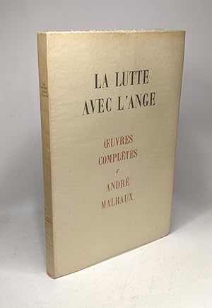 Seller image for La lutte avec l'ange / coll. Oeuvres Compltes d'Andr Malraux for sale by crealivres