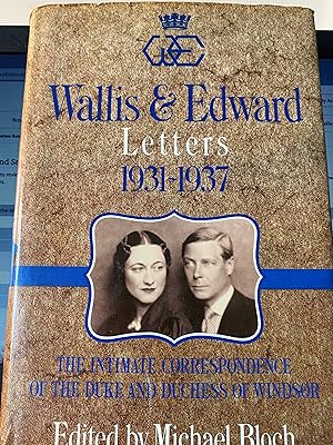 Seller image for Wallis & Edward Letters 1931-1937 for sale by Frabjoy Books
