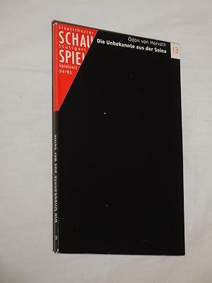 Seller image for Programmbuch 13 Staatstheater Stuttgart, Schauspiel 1994/95. DIE UNBEKANNTE AUS DER SEINE von Horvath. Insz.: Martin Kusej, Bhnenbild: Martin Zehetgruber, Kostme: Heidi Hackl. Mit Andreas Schlager, Paul Weismann, Samuel Weiss, Renate Jett, Michael Stiller, Klaus Schreiber, Hedi Kriegeskotte, Anke Hartwig, Gabriele Hintermaier, Christine Schnfeld for sale by Fast alles Theater! Antiquariat fr die darstellenden Knste