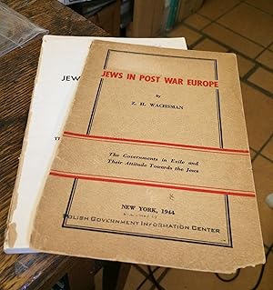 Immagine del venditore per Jews in Post War Europe: The Governments in Exile and Their Attitude Towards the Jews venduto da Xochi's Bookstore & Gallery