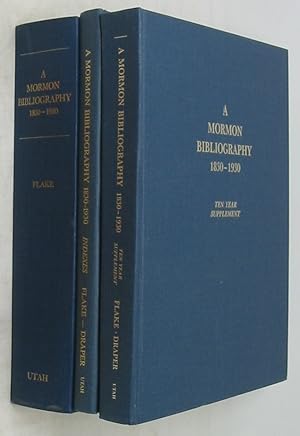 Image du vendeur pour A Mormon Bibliography 1830-1930: Books, Pamphlets, Periodicals, and Broadsides Relating to the First Century of Mormonism & A Mormon Bibliography 1830-1930: Indexes & A Mormon Bibliography 1830-1930: Ten Year Supplement (Three Volume Set) mis en vente par Powell's Bookstores Chicago, ABAA