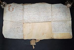 Indenture dated 30 April 17 James I (1619) between (1) John Hewerdine the older of Skillington, L...