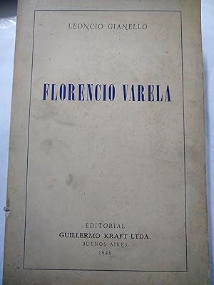 Seller image for Florencio Varela for sale by Libros nicos