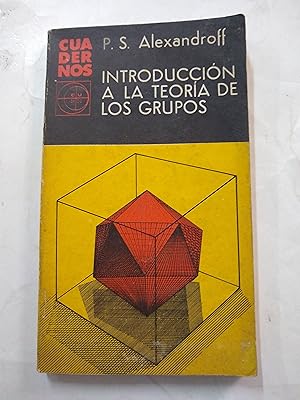 Imagen del vendedor de Introduccion a la teoria de los grupos a la venta por Libros nicos