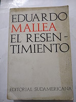 Seller image for El resentimiento for sale by Libros nicos