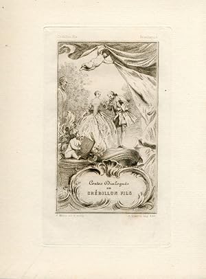 Seller image for Eaux-Fortes pour illustrer les Contes de Crbillon-fils. Compositions et Gravures de Flix Millius. Petits Conteurs du XVIIIe sicle publis par Octave Uzanne. for sale by Bibliothque d'un amateur