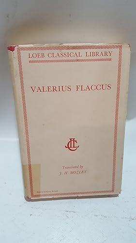 Bild des Verkufers fr Valerius Flaccus zum Verkauf von Cambridge Rare Books