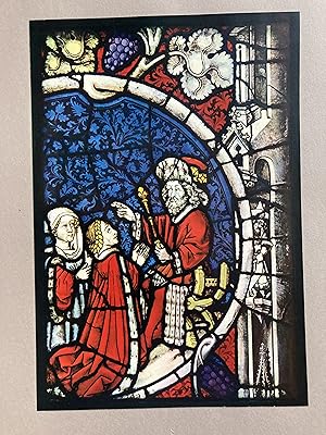 Bild des Verkufers fr Mediaeval stained glass of Switzerland. Ten colour plates. zum Verkauf von ShepherdsBook