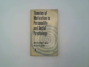 Image du vendeur pour Theories of Motivation in Personality and Social Psychology (Insight Series on Psychology) mis en vente par Goldstone Rare Books
