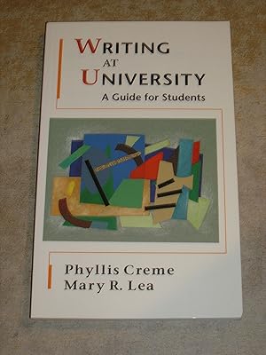 Writing at University: A Guide for Students