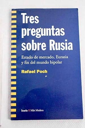 Seller image for Tres preguntas sobre Rusia for sale by Alcan Libros