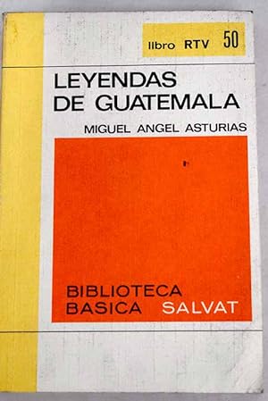 Imagen del vendedor de Leyendas de Guatemala a la venta por Alcan Libros