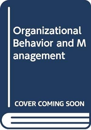 Immagine del venditore per Organizational Behavior and Management venduto da WeBuyBooks