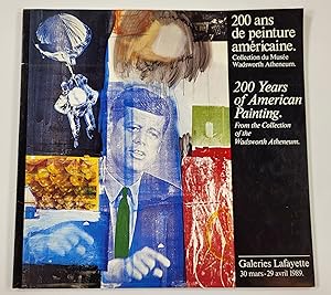 Seller image for 200 and De Peinture Amaericaine; 200 Years of American Painting from the Collection of the Wadsworth Atheneum for sale by Resource Books, LLC