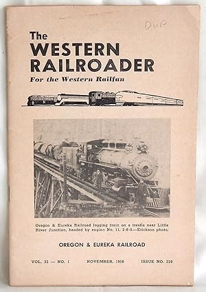 Seller image for The Western Railroader Vol. 22 No. 1 November 1958 Issue No. 229 for sale by Argyl Houser, Bookseller