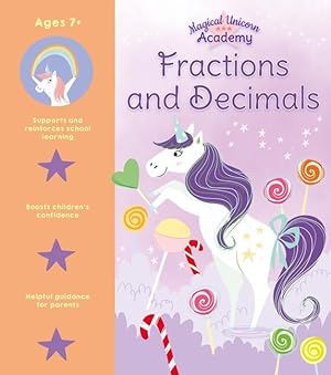 Imagen del vendedor de Magical Unicorn Academy: Fractions and Decimals Activity Book a la venta por moluna