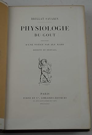 Physiologie du gout.