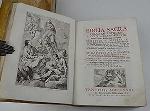 Biblia sacra vulgatae editionis. versiculis distincta: una cum selectis annotationibus ex optimis...