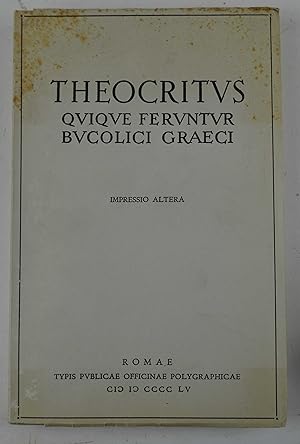 Theocritus quique feruntur bucolici graeci. Carolus Gallavotti recensuit.