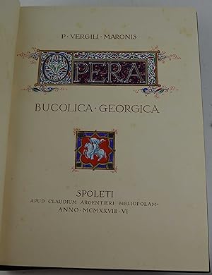 Opera. Bucolica. Georgica. Aeneis.
