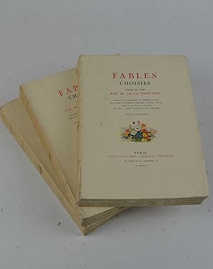 Fables choisies mises en vers& compositions décoratives de Pierre Laprade, illustrations de Edmon...