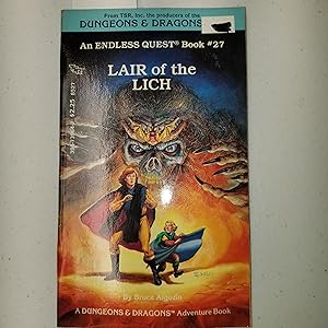 Immagine del venditore per Lair of the Lich (Endless Quest, Book 27 / A Dungeons & Dragons Adventure Book) venduto da CKBooks