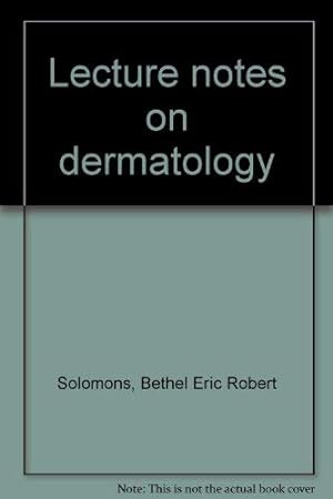 Seller image for Lecture notes on dermatology for sale by -OnTimeBooks-