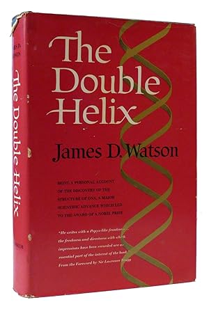 Imagen del vendedor de THE DOUBLE HELIX: A PERSONAL ACCOUNT OF THE DISCOVERY OF THE STRUCTURE OF DNA a la venta por Rare Book Cellar