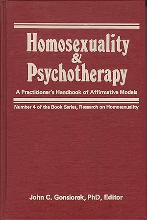 Bild des Verkufers fr Homosexuality & Psychotherapy zum Verkauf von Robinson Street Books, IOBA
