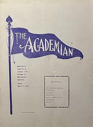 The Academian: Published Bi-Weekly by Students of the Academy of Northwestern University; Friday ...