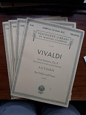 Seller image for Antonio Vivaldi - The Four Seasons, Op. 8: Schirmer Library of Musical Classics (Vols 1929, 1930, 1934, 1935) for sale by LIBRARY FRIENDS OF PAYSON INC