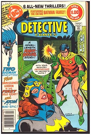 Bild des Verkufers fr Detective Comics #489 zum Verkauf von Parigi Books, Vintage and Rare