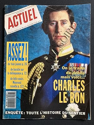 ACTUEL-N°106-AVRIL 1988-CHARLES D'ANGLETERRE