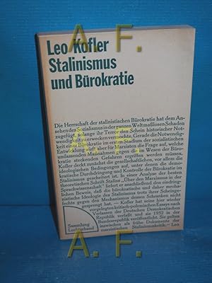 Imagen del vendedor de Stalinismus und Brokratie : 2 Aufstze (Sammlung Luchterhand 6) a la venta por Antiquarische Fundgrube e.U.