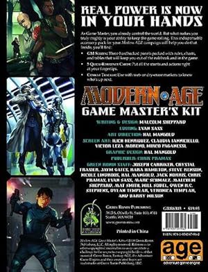 Imagen del vendedor de Modern Age RPG Game Master's Kit (Hardcover) a la venta por Grand Eagle Retail