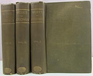 Image du vendeur pour The Works of Flavius Josephus Volumes 1-3 mis en vente par Antique Emporium