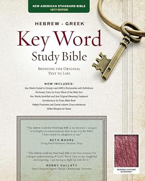 Imagen del vendedor de Hebrew-Greek Key Word Study Bible-NASB: Key Insights Into God\ s Word a la venta por moluna