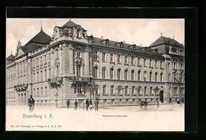 Bild des Verkufers fr Carte postale Strassburg i. E., Ministerial Gebude im Sonnenschein zum Verkauf von Bartko-Reher