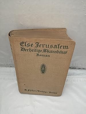 Seller image for Der Heilige Skarabus Roman (Primera edicin 1909) for sale by Libros Angulo