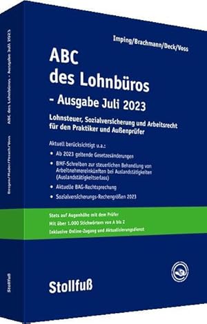 Bild des Verk�ufers f�r ABC des Lohnb�ros - Ausgabe Juli 2023 zum Verkauf von moluna