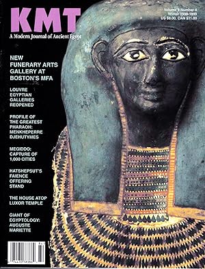 Bild des Verkufers fr KMT Magazine: A Modern Journal of Ancient Egypt Volume 9, Number 4; Winter, 1998 zum Verkauf von Dorley House Books, Inc.