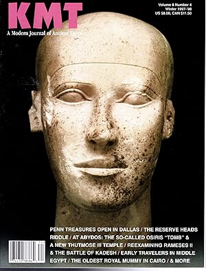 Bild des Verkufers fr KMT Magazine: A Modern Journal of Ancient Egypt Volume 8, Number 4; Winter, 1997 zum Verkauf von Dorley House Books, Inc.