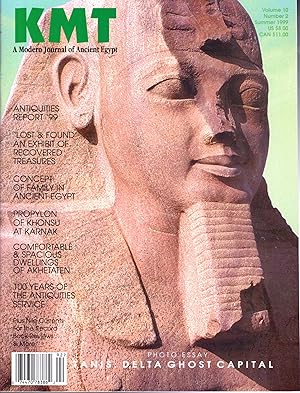 Bild des Verkufers fr KMT Magazine: A Modern Journal of Ancient Egypt Volume 10, Number 2; Summer, 1999 zum Verkauf von Dorley House Books, Inc.