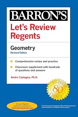 Bild des Verkufers fr Let\ s Review Regents: Geometry Revised Edition zum Verkauf von moluna