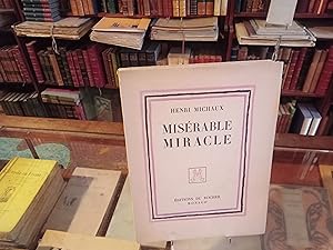 Seller image for Misrable miracle (La Mescaline) for sale by Librairie FAUGUET