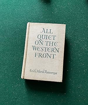 Imagen del vendedor de All Quiet on the Western Front a la venta por Stoneman Press