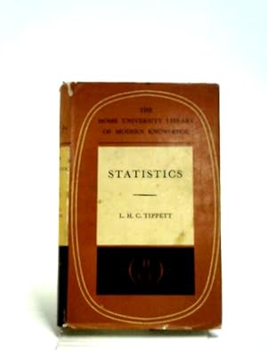 Image du vendeur pour Statistics mis en vente par World of Rare Books