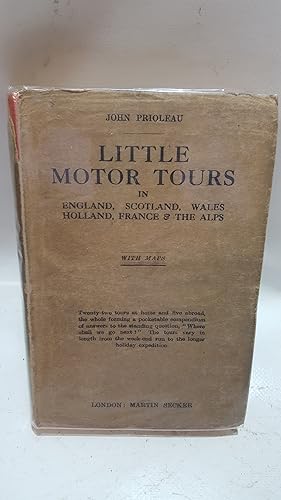 Image du vendeur pour Little Motor Tours in England, Scotland, France and the Alps mis en vente par Cambridge Rare Books