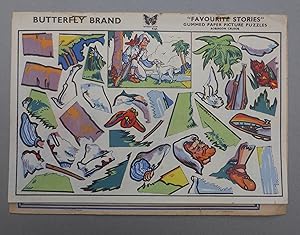 Robinson Crusoe - Butterfly Brand Favourite Stories Gummed Paper Picture Puzzles