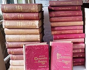 Annual Co-Operative Congress 34 volumes from the 35th 1903 to the 70th 1938